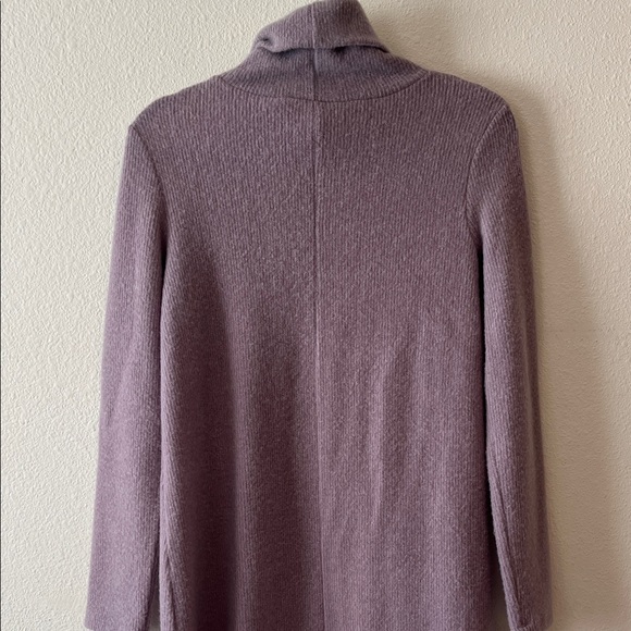 Lulu's Soft Gray/Lavender Sweater Dress - Picture 6 of 6